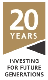 Banner - 20 years of investing for future generations